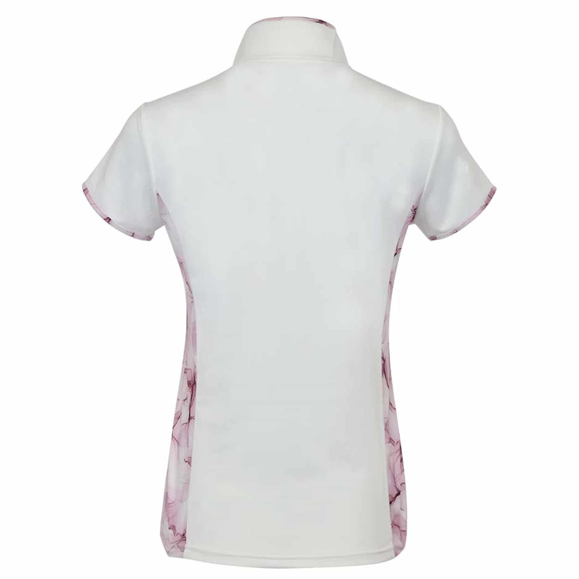 Pure Golf Bliss Cap Sleeve Polo Shirt Blossom Pink
